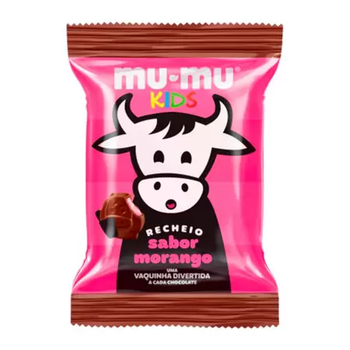 CHOCOLATE MU-MU KIDS MORANGO 15,6G