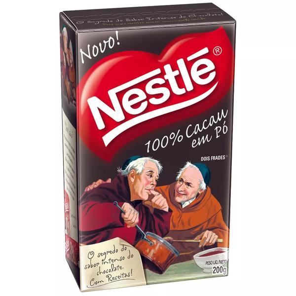 CHOCOLATE PO NESTLE 100% CACAU 200G