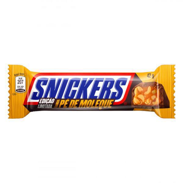 CHOCOLATE SNICKERS PE DE MOLEQUE 42G