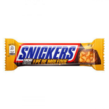 CHOCOLATE SNICKERS PE DE MOLEQUE 42G