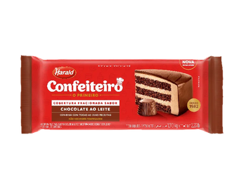 COBERTURA HARALD CONFEITEIRO FRACIONADA AO LEITE 1,05KG
