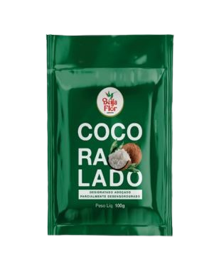 COCO RALADO BEIJA FLOR DESIDRATADO ADOCADO 100G