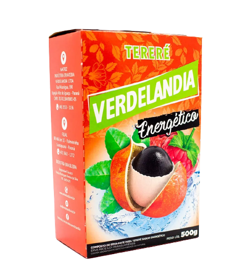 COMPOSTO ERVA MATE VERDELANDIA TERERE ENERGETICO 500G