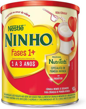 COMPOSTO LACTEO NINHO FASES 1+ 400G