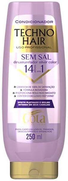 CONDICIONADOR GOTA DOURADA TECHNO HAIR PROFISSIONAL DESAMARELADOR 14X1 250ML