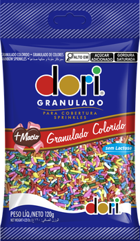 CONFEITO GRANULADO DORI COLORIDO 120G