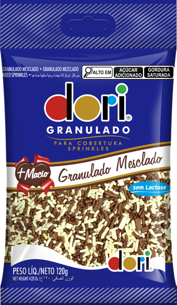 CONFEITO GRANULADO DORI MESCLADO 120G