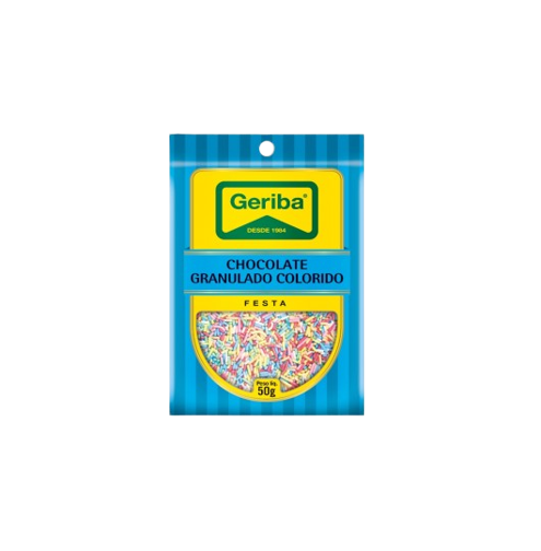 CONFEITO GRANULADO GERIDA COLORIDO 50G