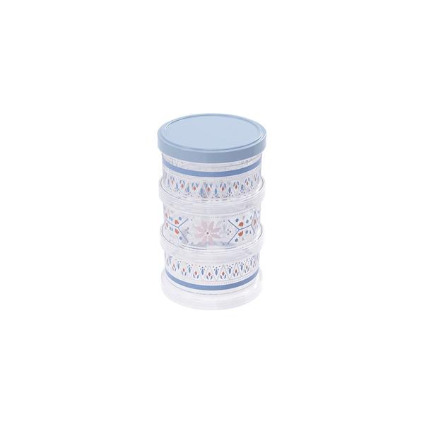CONJUNTO ORGANIZADORES PLASUTIL C/TAMPA ROSCA C/3 220ML