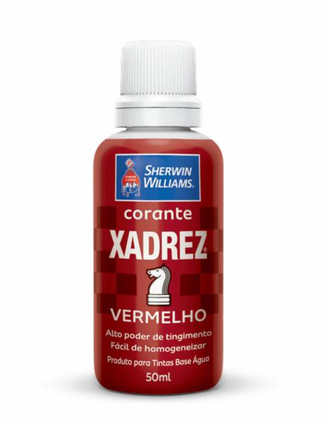 CORANTE XADREZ VERMELHO 50ML