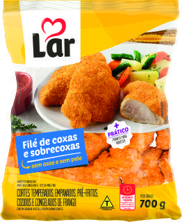 COXAS SOBRECOXAS LAR FRANGO EMPANADA 700G