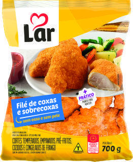 COXAS SOBRECOXAS LAR FRANGO EMPANADA 700G
