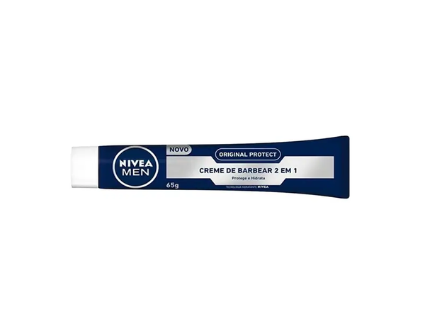 CREME BARBEAR NIVEA ORIGINAL 2 EM 1 65G