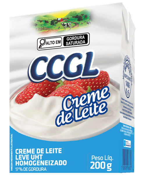 CREME DE LEITE CCGL UHT 200G