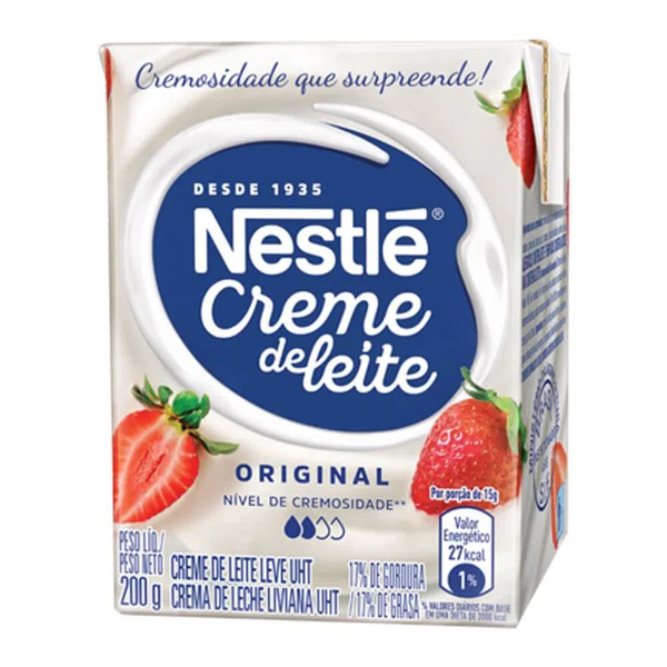 CREME DE LEITE NESTLE UHT 200G