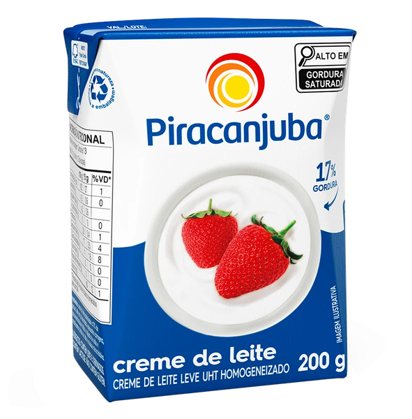 CREME DE LEITE PIRACANJUBA 200G