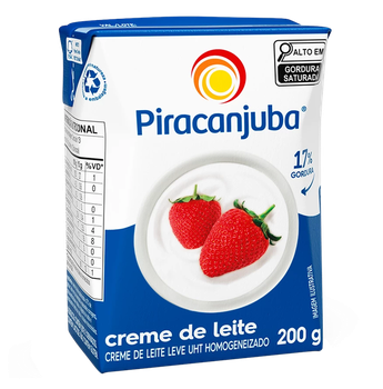 CREME DE LEITE PIRACANJUBA 200G