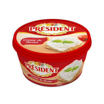 CREME DE RICOTA PRESIDENT TRADICIONAL 200G
