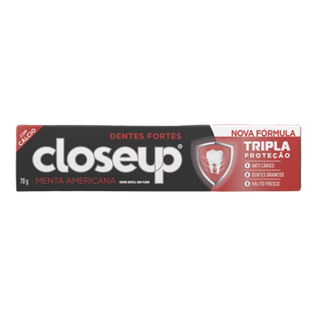 CREME DENTAL CLOSEUP TRIPLA PROTECAO MENTA AMERICANA 70G
