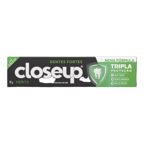CREME DENTAL CLOSEUP TRIPLA PROTECAO MENTA 70G