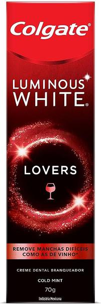 CREME DENTAL COLGATE LUMINOUS WHITE MANCHA DE VINHO 70G