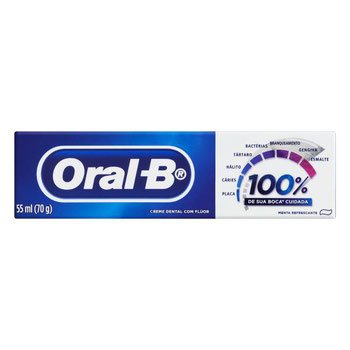 CREME DENTAL ORAL-B 100% 70G