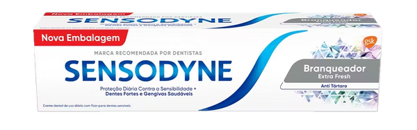 CREME DENTAL SENSODYNE BRANQUEADOR EXTRA FRESH 50G