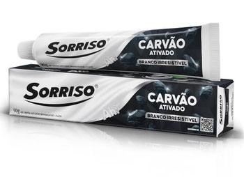 CREME DENTAL SORRISO CARVAO ATIVADO 90G