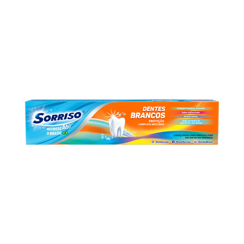 CREME DENTAL SORRISO DENTES BRANCOS 120G