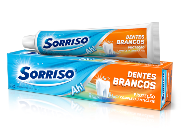CREME DENTAL SORRISO DENTES BRANCOS 90G