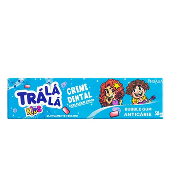 CREME DENTAL TRALALA KIDS BUBLLE GUM 50G