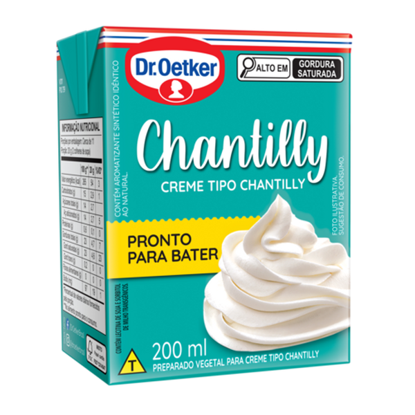 CREME DR.OETKER CHANTILLY 200ML
