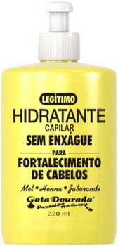 CREME HIDRATANTE GOTA DOURADA S/ENXAGUE FORTALECIMENTO DE CABELOS 320ML