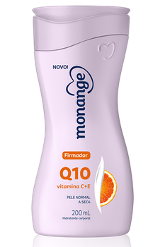 CREME HIDRATANTE MONANGE Q10 VITAMINA C+E PELE NORMAL A SECA 200ML