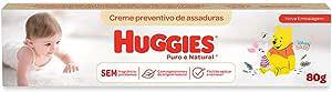 CREME HUGGIES PURO E NATURAL PREVENTIVO ASSADURAS 80G