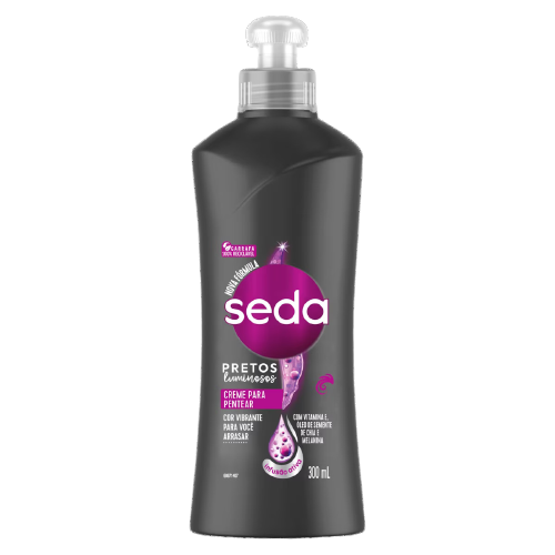 CREME PENTEAR SEDA PRETOS LUMINOSOS 300ML