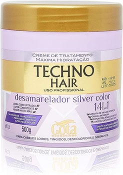 CREME TRATAMENTO GOTA DOURADA TECHNO HAIR DESAMARELADOR 500G
