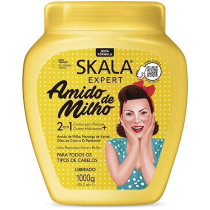 CREME TRATAMENTO SKALA AMIDO DE MILHO 1000G