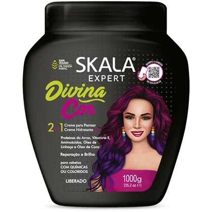 CREME TRATAMENTO SKALA DIVINA COR 1000G
