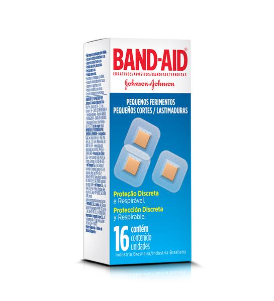 CURATIVO JOHNSON'S BAND-AID PEQUENOS FERIMENTOS C/16