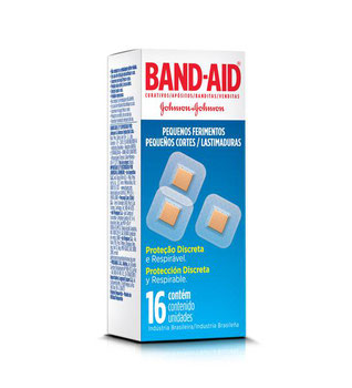 CURATIVO JOHNSON'S BAND-AID PEQUENOS FERIMENTOS C/16