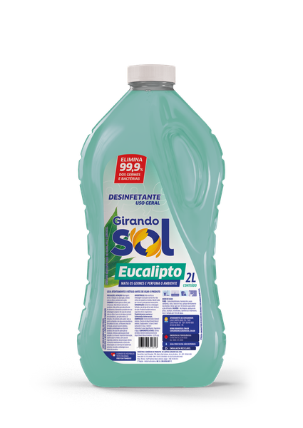 DESINFETANTE GIRANDO SOL EUCALIPTO 2LT