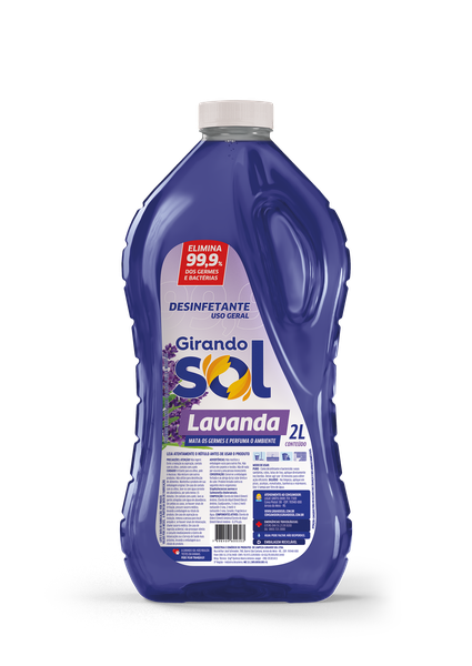 DESINFETANTE GIRANDO SOL LAVANDA 2LT