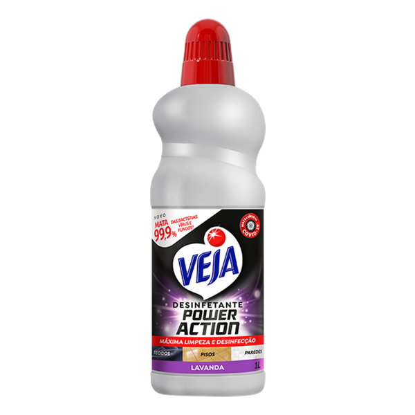 DESINFETANTE VEJA POWER ACTION LAVANDA 1LT