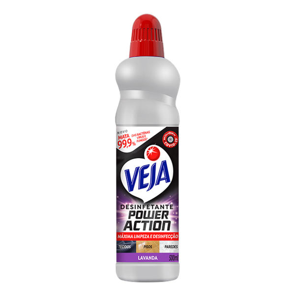DESINFETANTE VEJA POWER ACTION LAVANDA 500ML