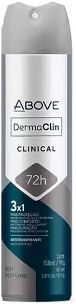 DESODORANTE ABOVE ANTITRANSPIRANTE AERO DERMACLINICAL 72H S/PERFUME 150ML