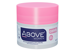 DESODORANTE ABOVE ANTITRANSPIRANTE CREME CANDY 50G