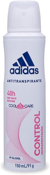 DESODORANTE ADIDAS AEROSOL CONTROL COOL % CARE 48H 150ML