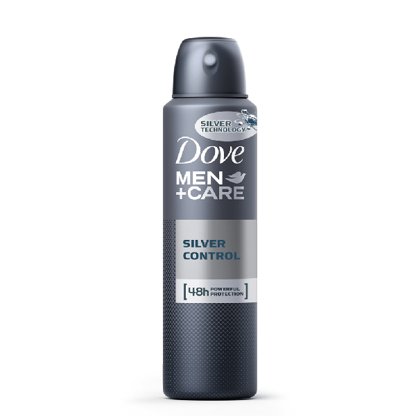DESODORANTE DOVE AEROSOL MEN CARE SILVER CONTROL 150ML