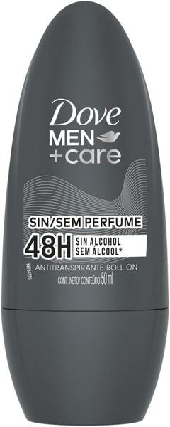 DESODORANTE DOVE ROLL-ON MEN CARE S/PERFUME 50ML